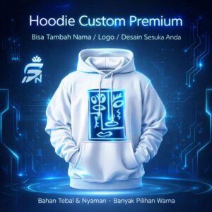 Hoodie Sablon Costum Premium